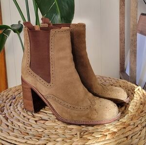 See by Chloé Deadstock Brown/Tan Suede Ankle Boots Size 7.5